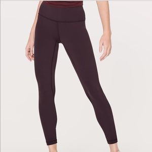 LULULEMON ALIGN BLACK CHERRY SIZE 8